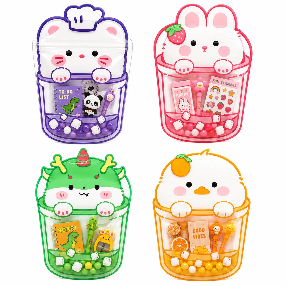 Cat Boba Zipper Pouch — ZenkyBox Bags & Pouches | view 5