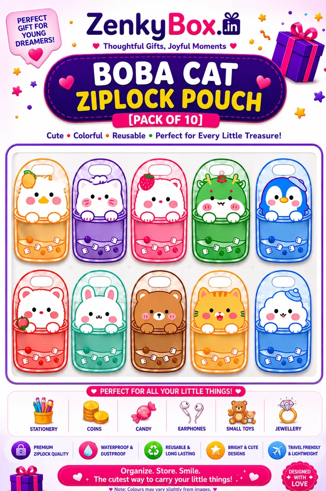Cat Boba Zipper Pouch (Pack of 10) — ZenkyBox Bulk Packs | view 3