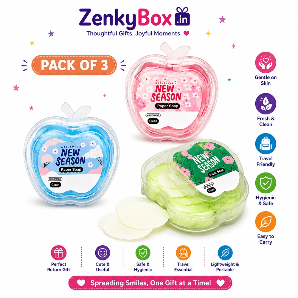 Paper Soap (Pack of 3) — ZenkyBox
