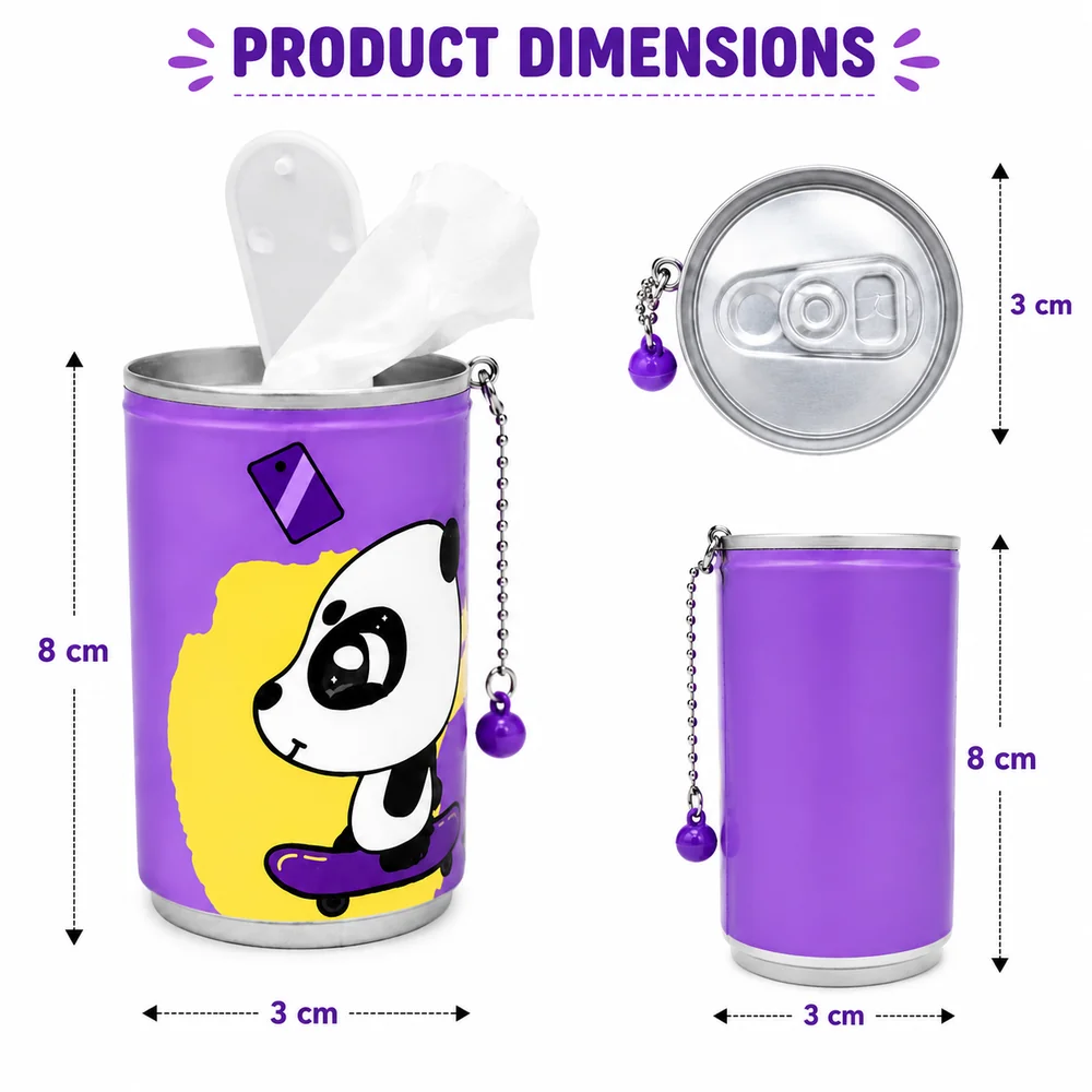 Panda Wet Wipes Can — ZenkyBox