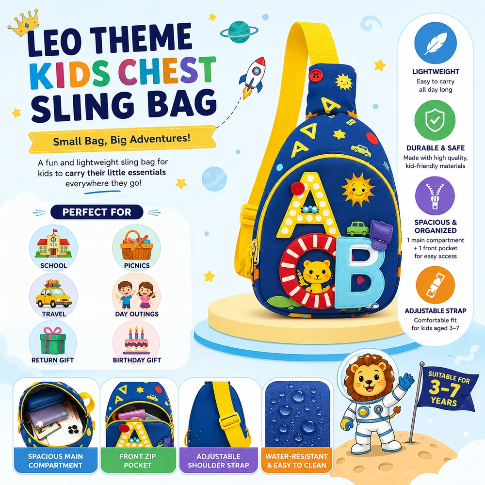 Space Lion Sling Bag — ZenkyBox Bags & Pouches | view 3