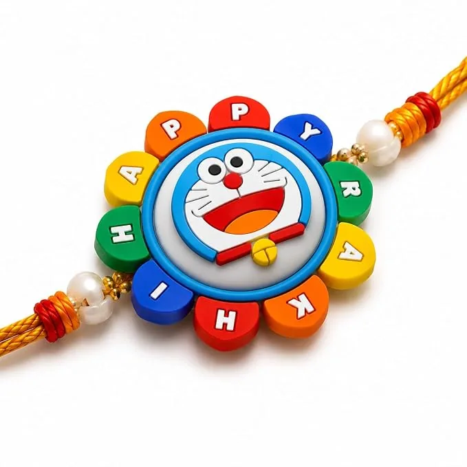 Space Lion Sling Bag with Smiley Rakhi (Kids Combo) — ZenkyBox Bags & Pouches | view 5