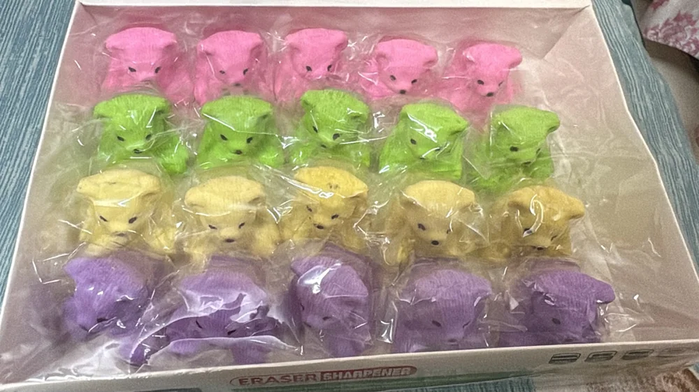 Bear Eraser cum Sharpener — ZenkyBox