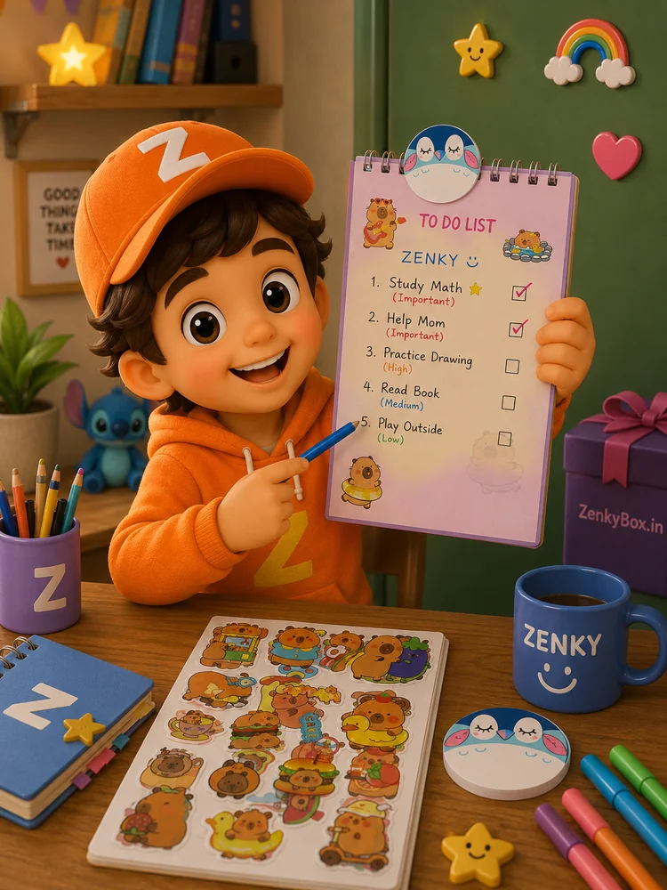 Coffee Bear To-Do Booklet — ZenkyBox