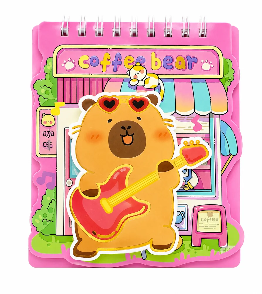 Coffee Bear To-Do Booklet — ZenkyBox Stationery | view 4