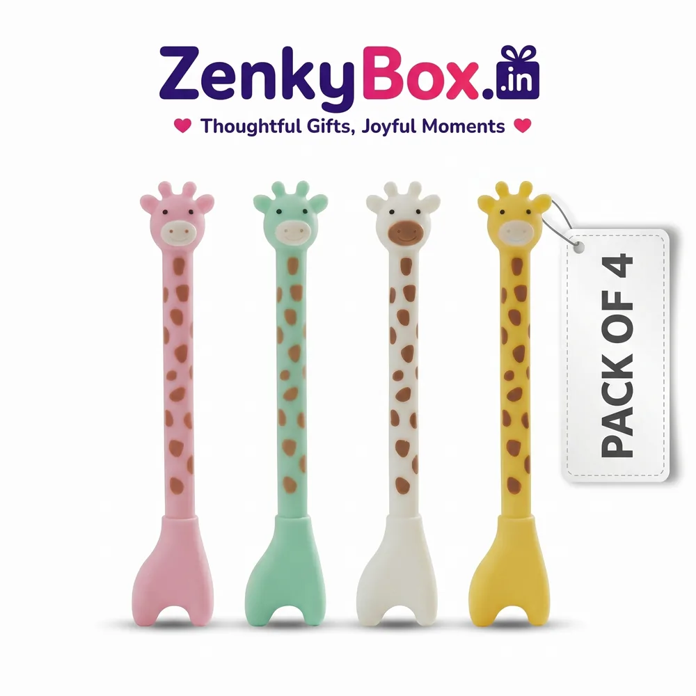 Giraffe Pen Set (Pack of 4) — ZenkyBox