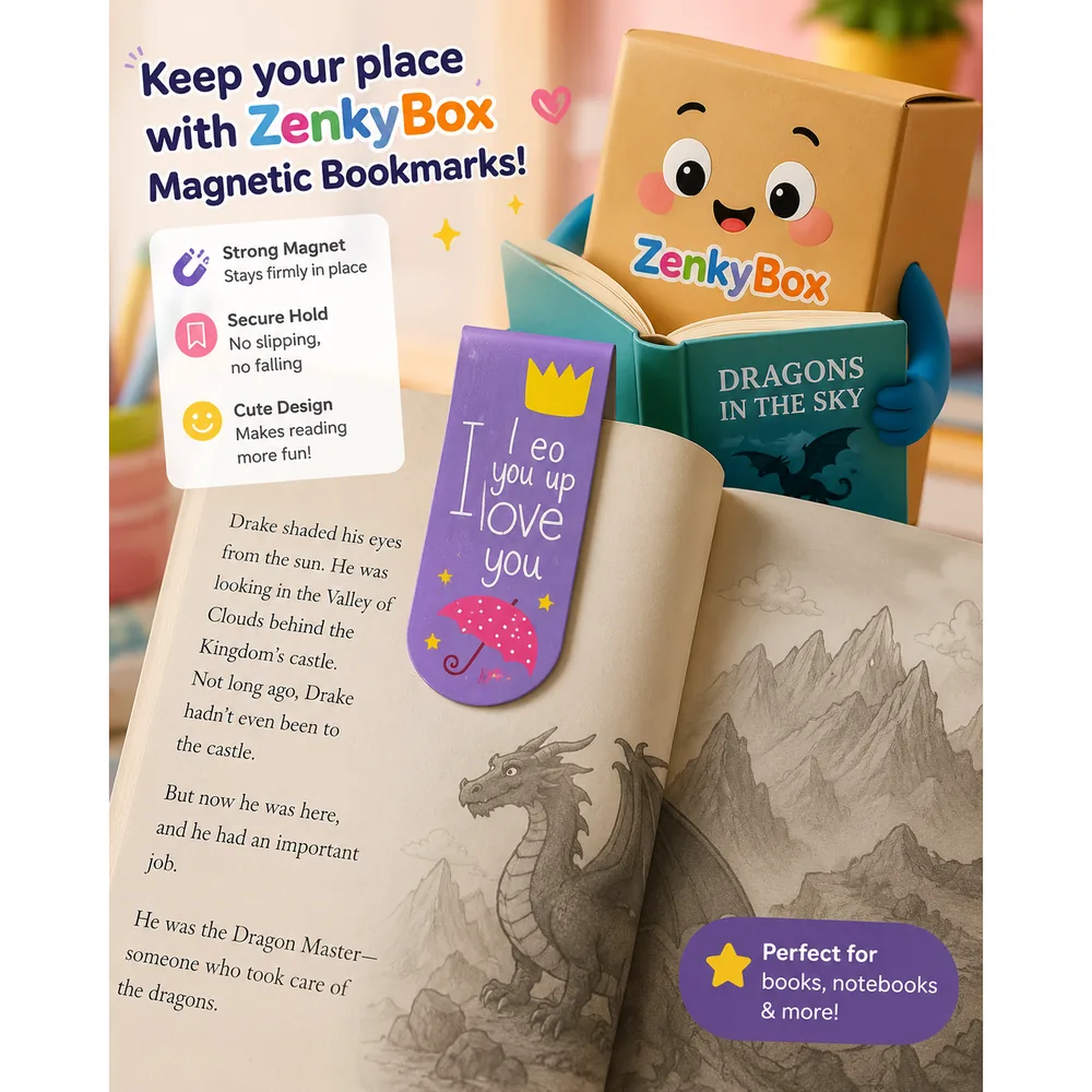 Magnetic Bookmark Set (6 Pcs) — ZenkyBox Stationery | view 3