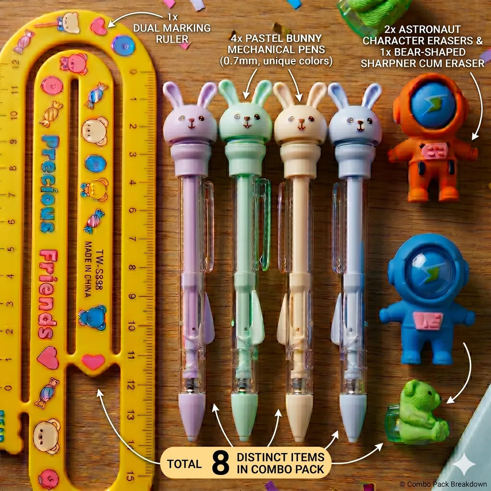 Pencil Power Pack (8-in-1) — ZenkyBox Combo Packs | view 2