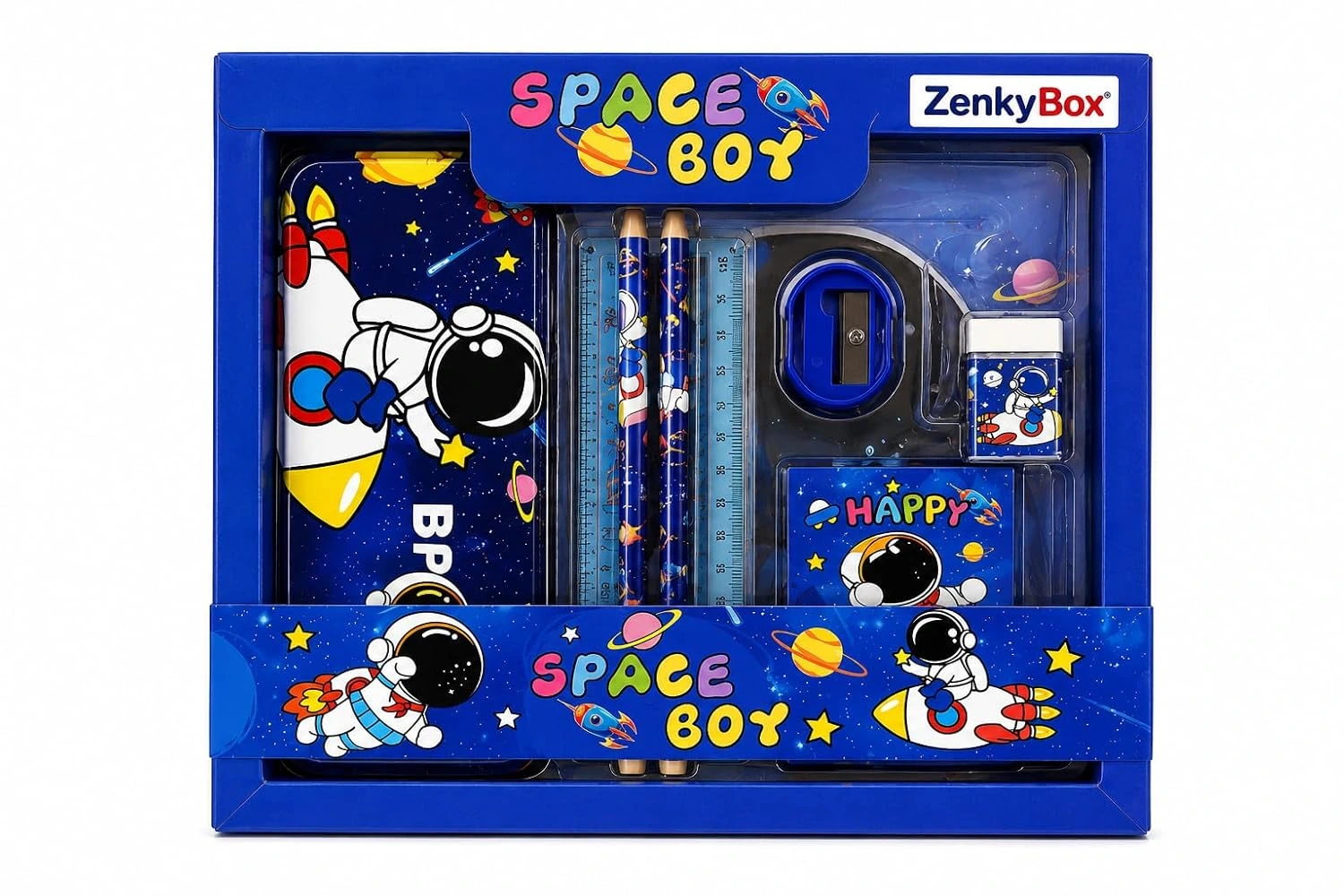 Space Explorer Stationery Gift Set (7-Piece) — ZenkyBox