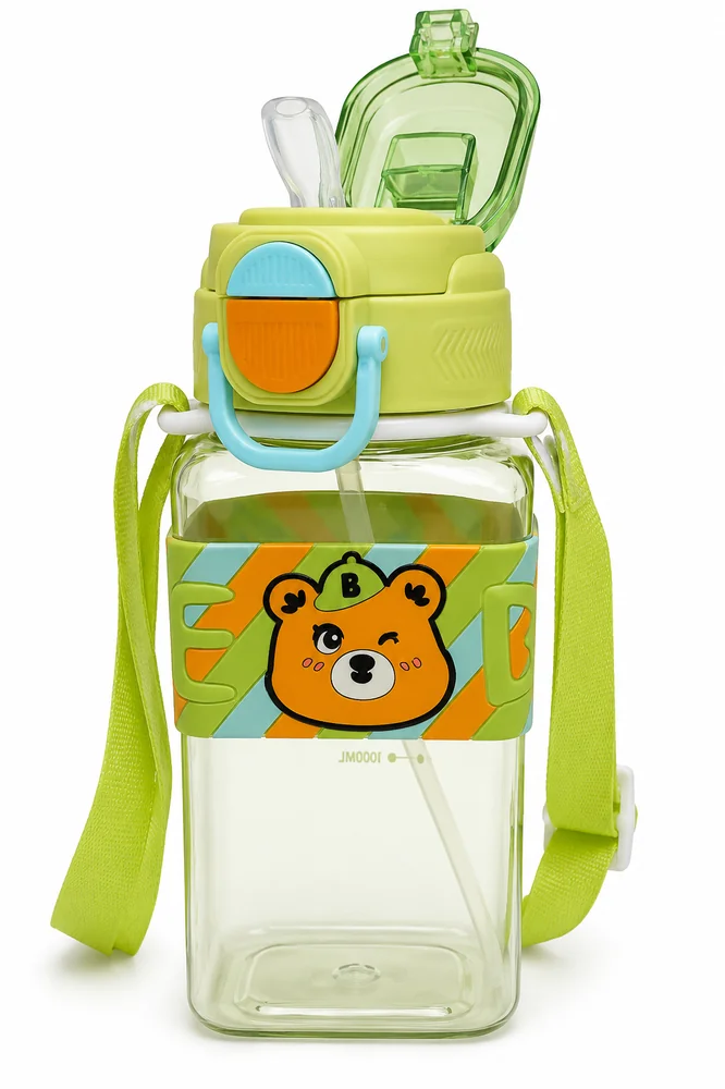 Bear Square Water Bottle 750ml — ZenkyBox