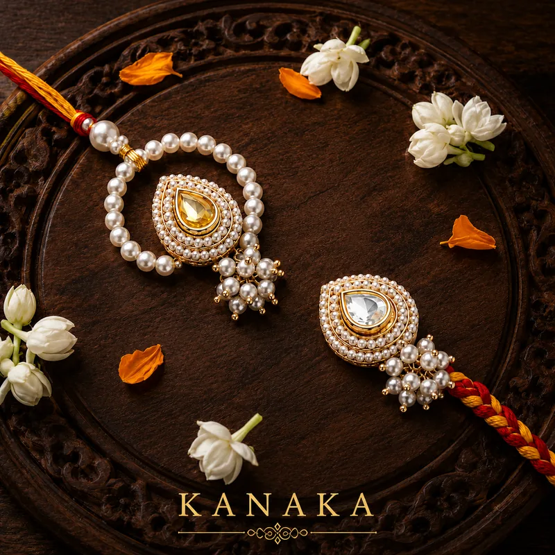 Kanaka — handcrafted designer rakhi by ZenkyBox (2025 Atelier, sold out)